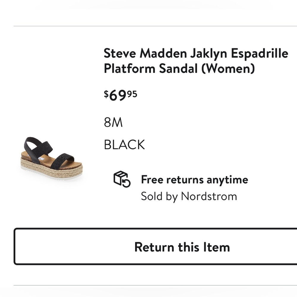 Steve Madden Elastic Platform Sandal - image 5